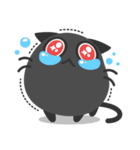 不思議な黒猫スキャット（個別スタンプ：2）