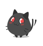 不思議な黒猫スキャット（個別スタンプ：4）