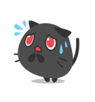 不思議な黒猫スキャット（個別スタンプ：7）