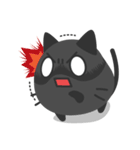 不思議な黒猫スキャット（個別スタンプ：11）