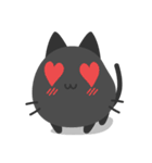 不思議な黒猫スキャット（個別スタンプ：12）