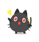 不思議な黒猫スキャット（個別スタンプ：15）