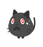 不思議な黒猫スキャット（個別スタンプ：26）