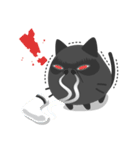 不思議な黒猫スキャット（個別スタンプ：32）
