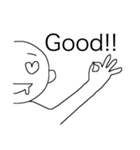 見切れ男子（個別スタンプ：7）