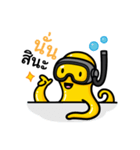 YellowOctopus fun diving（個別スタンプ：9）