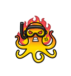 YellowOctopus fun diving（個別スタンプ：19）