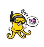 YellowOctopus fun diving（個別スタンプ：20）