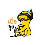 YellowOctopus fun diving（個別スタンプ：21）