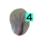 手(女性)（個別スタンプ：4）