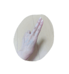 手(女性)（個別スタンプ：9）
