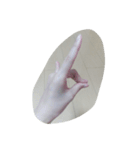 手(女性)（個別スタンプ：23）