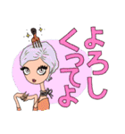 お洒落女子友 ハート大好き（個別スタンプ：3）