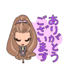 お洒落女子友 ハート大好き（個別スタンプ：4）