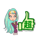 お洒落女子友 ハート大好き（個別スタンプ：10）