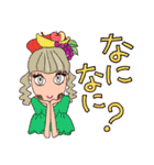 お洒落女子友 ハート大好き（個別スタンプ：15）
