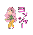 お洒落女子友 ハート大好き（個別スタンプ：16）