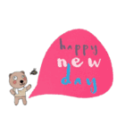 Happy Bear, Happy New year.（個別スタンプ：11）