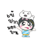 ^__^ ！ My name is Kimi...DOG..（個別スタンプ：9）