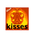 KISSES stamp of lihua（個別スタンプ：36）