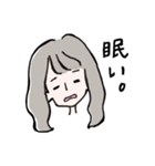 だるい系女子の日常（個別スタンプ：3）