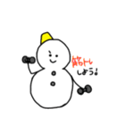 6体のゆきだるま（個別スタンプ：13）