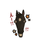 ギョロ目の馬の日常会話（個別スタンプ：9）