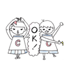 ぽっちゃりキャリー、チアリーダーへの道！（個別スタンプ：4）