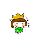 おかっぱプリンセス（個別スタンプ：5）