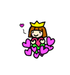 おかっぱプリンセス（個別スタンプ：15）