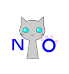 こけし風ねこ（個別スタンプ：4）