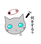 こけし風ねこ（個別スタンプ：16）