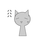 こけし風ねこ（個別スタンプ：21）