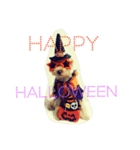 Halloween Funky poodle（個別スタンプ：1）