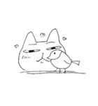 いとしのねこすけ（個別スタンプ：3）