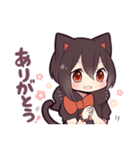 黒猫少女（個別スタンプ：10）