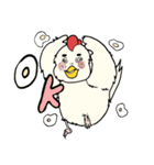 ニワトリ七変化（個別スタンプ：7）