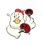 ニワトリ七変化（個別スタンプ：32）