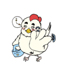 ニワトリ七変化（個別スタンプ：33）