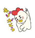 ニワトリ七変化（個別スタンプ：35）