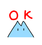 あおいねこ（個別スタンプ：1）