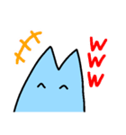 あおいねこ（個別スタンプ：27）
