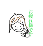 雑な絵でも使ってくれる人用スタンプ（個別スタンプ：14）