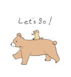 くまとぷれーりーどっぐ（個別スタンプ：16）