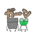 ねぎとコンニャク（個別スタンプ：21）