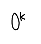シンプルな英語 (手書き)（個別スタンプ：7）