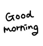 シンプルな英語 (手書き)（個別スタンプ：10）