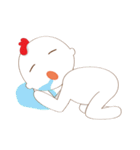 chicken lazy（個別スタンプ：7）