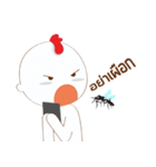 chicken lazy（個別スタンプ：40）
