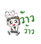 ^_^！！ My name is Rak.. Dog..（個別スタンプ：34）